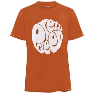 Men's Pretty Green Regular Fit Crew Neck T-Shirt in Orange