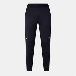 Men's Off White Solid Patterned Slim Sweatpants in Black/White