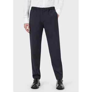 Men's Emporio Armani EA7 Str Lg Trousersrs in Navy Blue