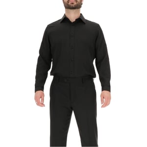 Men's Scotch and Soda Oxford Long Sleeve Shirt Collar Shirt in Black