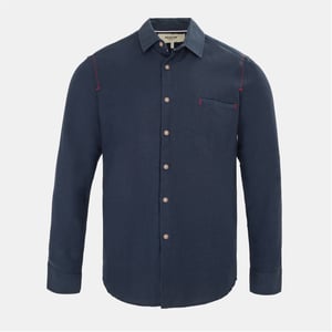 Men's Firetrap Plain Shirt in Navy
