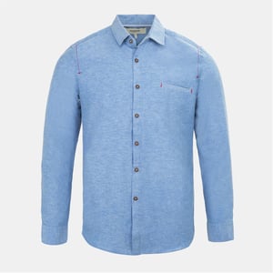 Men's Firetrap Plain Shirt in Light Blue