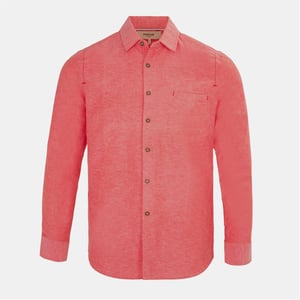 Men's Firetrap Plain Shirt in Red