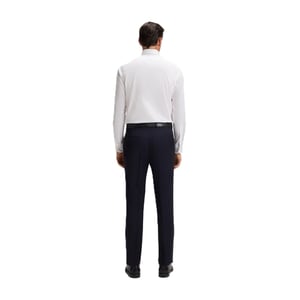 Men's Boss Joe Collared Neck Point Collar Long Sleeve Shirt in White