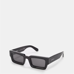 Accessories Off White Lecce Rectangle Full Rim Sunglasses in Black/Dark Grey