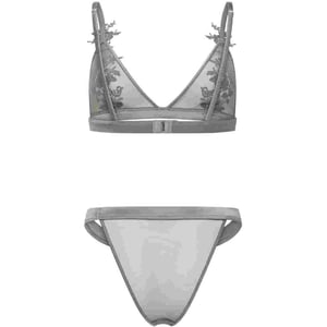 Women's Glamorous Bra Green in Green
