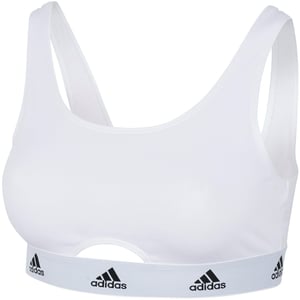 Women's adidas Active Comfort Cotton Scoop Bralette in White