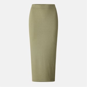Women's Pieces Skirt Midi Pencil Skirt in Deep Lichen Gr