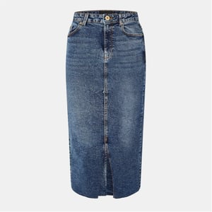 Women's Pieces Skirt Midi Pencil Skirt in Medium Blue