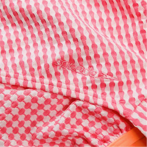 Women's Speedo Gingham Patterned Convertible Swimsuit in Light Pink