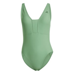 Women's adidas Iconisea One Piece Swimsuit in Green