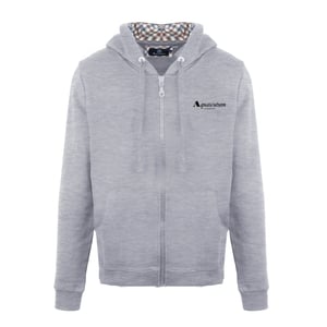 Men's Aquascutum Zpullover Hoody Swe in Grey