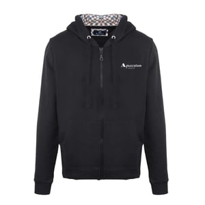 Men's Aquascutum Zpullover Hoody Swe in Black