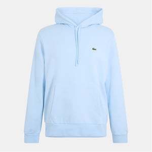 Men's Lacoste Hooded Neck Crocodile Print Sweatshirt in Blue T01