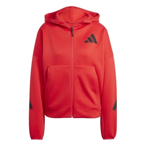 Women's adidas Z.n.e. Full Zip Hoodie in Pure Ruby
