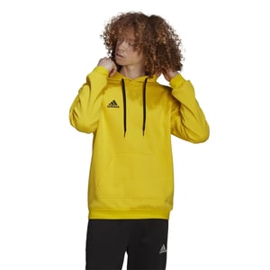 Men's adidas Entrada 22 Sweat Hoodie in Yellow/Black