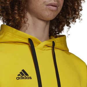 Men's adidas Entrada 22 Sweat Hoodie in Yellow/Black