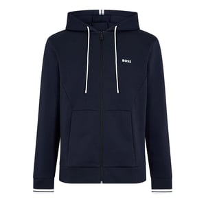 Men's Boss Zip Hoodie, Advanced Stretch in .Dark Blue