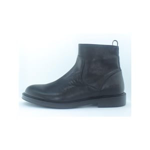 Giorgio 82406 zwart leren Boots met rubber zool