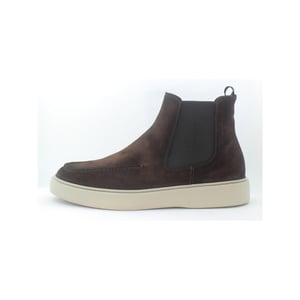 Giorgio 29116 donkerbruin suède boots met rubber zool