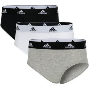 Women's adidas 3 Pack Logo Print Bikini in Assorted