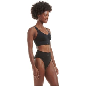 Women's adidas Active Seamless Micro Stretch High Leg Brief in Black