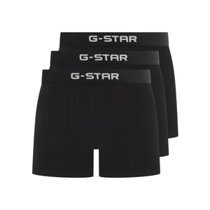 Men's G Star Tide 3 Pack Plain Design Trunck in Black