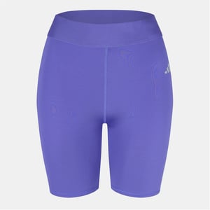 Women's adidas Solid Patterned Compression Shapewear Shorts in Purple