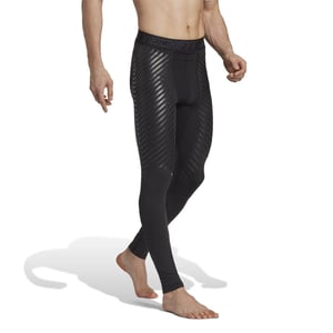 Men's adidas Tf Control Graphic Print Leggings in Black