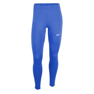 Women's Nike Full Length Solid Patterned Leggings in Royal Blue