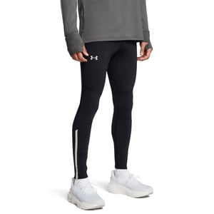 Men's Under Armour Launch Solid Patterned Leggings in Black