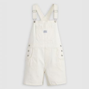 Women's Levis Solid Patterned Utility Overall Shortall in Truth Slip