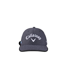 Accessories Callaway Wordmark Logo Pre Curved Brim Cap in Grey/White