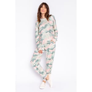Women's PJ Salvage Salv L S Shirt in Khaki