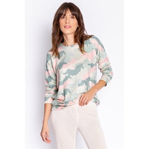 Women's PJ Salvage Salv L S Shirt in Khaki