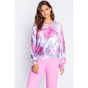 Women's PJ Salvage Salvage Marble Shirt in Powderpink