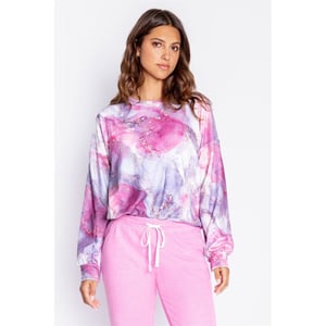 Women's PJ Salvage Salvage Marble Shirt in Powderpink