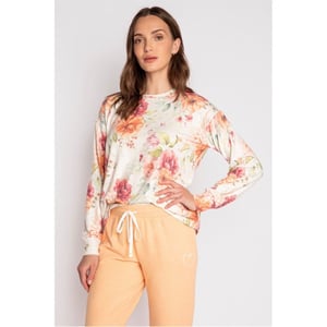 Women's PJ Salvage Salv L S Shirt in Beige