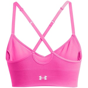 Women's Under Armour Vanish Seamless Low Impact Sports Bra in Pink