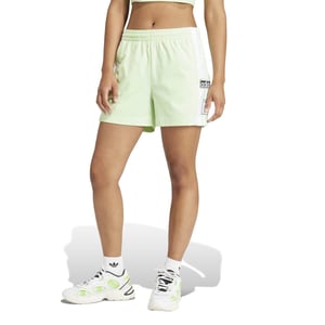 Women's adidas Originals Adibreak Bermuda Shorts with Snap Button in Green