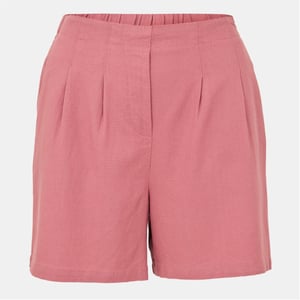 Women's Vero Moda Jesmilo Solid Bermuda Shorts in Mesa Rose