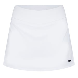 Women's Reebok Wor Vec Logo Print Skort in White