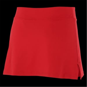 Women's Nike Solid Patterned Team Mini Skort in University Red