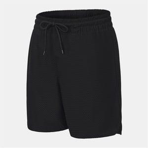 Men's Lonsdale Mesh Shorts in Black