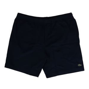 Men's Lacoste Basic Fleece Shorts in Black