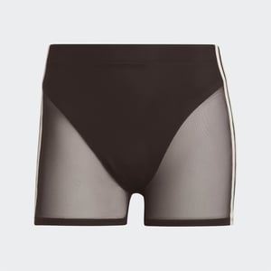 Women's adidas Originals Ivy Park Mesh Regular Fit Swim Short in Brown