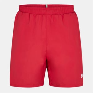 Men's Boss Dolphin Elasticated Waistband Swim Short in Bright Red