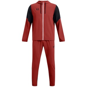 Men's Under Armour Hoodie Long Sleeve Tracksuit Set in Orange