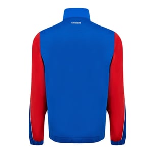 Men's Castore Mock Neck Athletic Long Sleeve Top in Blue