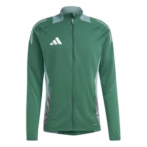 Men's adidas Tiro24 Funnel Neck High Collar Athletic Jacket in Dark Green